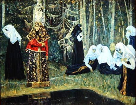 The Legend of the Invisible City of Kitezh à Mikhail Vasilievich Nesterov