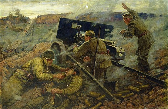 The Battle of Yelnya near Moscow in 1941 à Mikhail Ananievich Ananyev