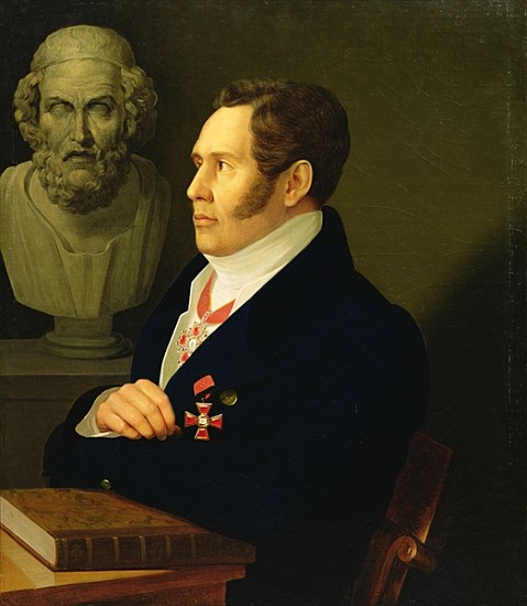 Portrait of Nikolay Gnedich à Mikhail Prokopyevich Vishnevitsky