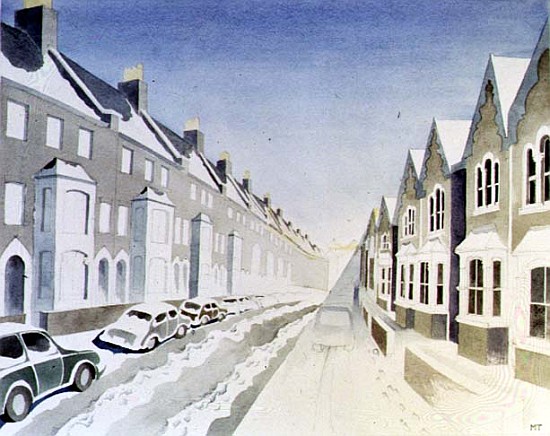 Quiet Snow, 1998 (w/c on paper)  à Miles  Thistlethwaite