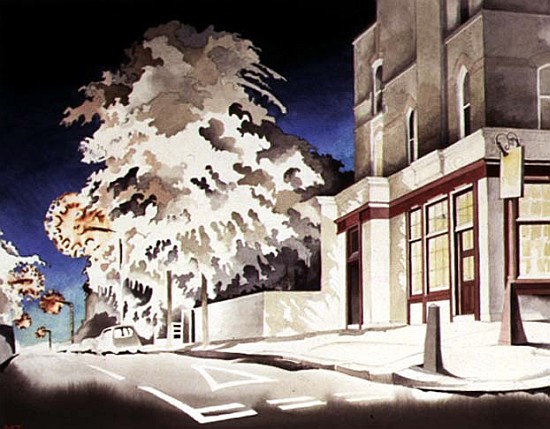 The Palmerston: Gateway to Chetwynd Road, 1998 (w/c on paper)  à Miles  Thistlethwaite