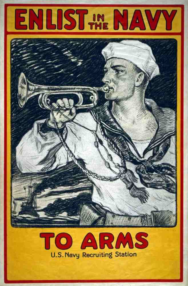 Enlist in the Navy: To Arms à Milton Herbert Bancroft