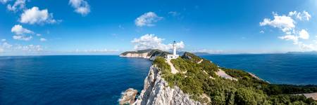 Leuchtturm am Mittelmeer, Lefkada, Griechenland