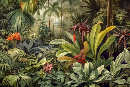 Tropische Pflanzen, Tropischer Regenwald, Traumhafte Natur, Floral, Wald