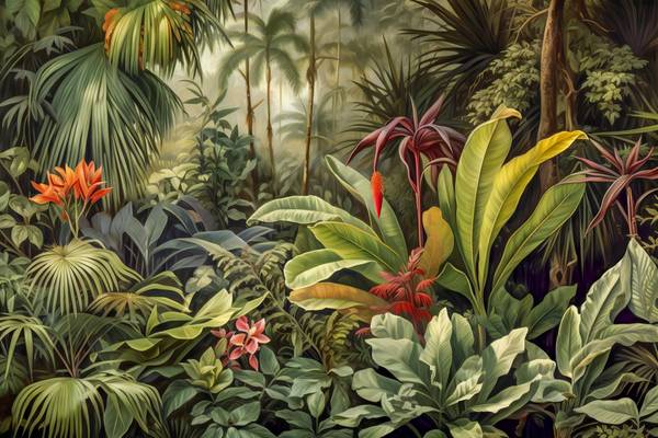 Tropische Pflanzen, Tropischer Regenwald, Traumhafte Natur, Floral, Wald à Miro May