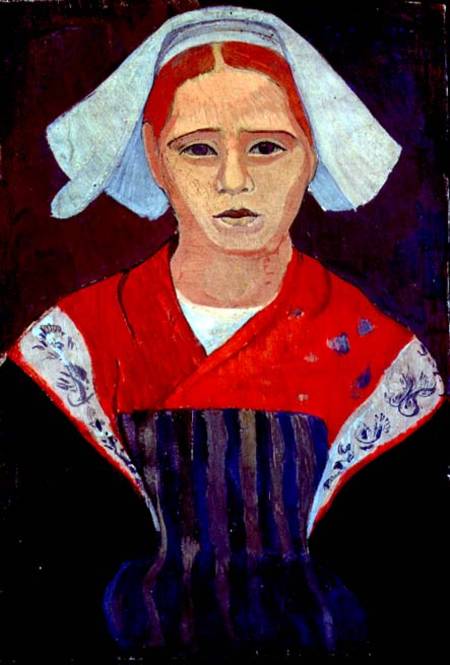 Young Breton Girl à Mogens Franscesco Hendrik Ballin