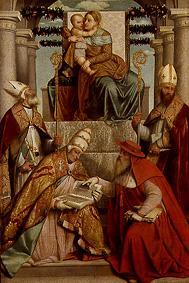 Madonne tronnant avec Saint Antoine et les dignitaires à Moretto da Brescia