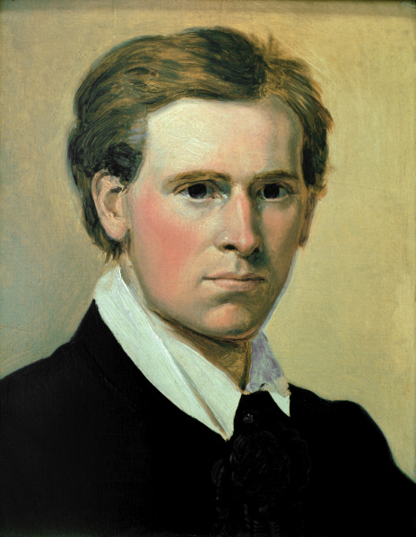 Moritz von Schwind, Self-portrait à Moritz von Schwind