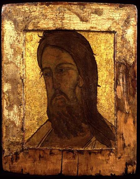 Icon of St. John the Baptist à École de Moscou