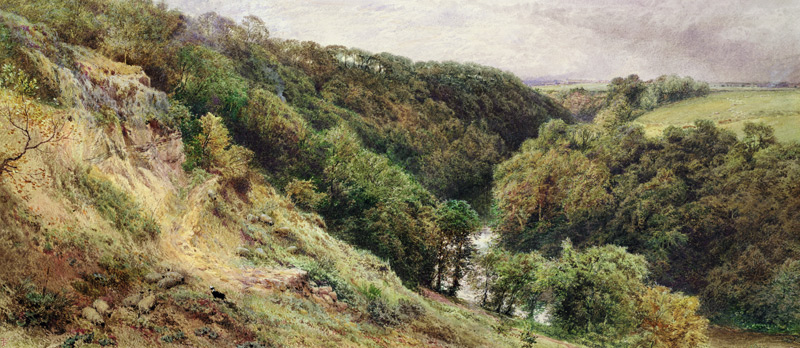 A Dell in Devonshire à Myles Birket Foster