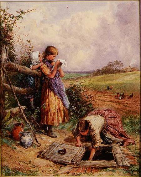 At The Well à Myles Birket Foster