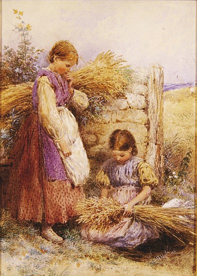 The Young Gleaners à Myles Birket Foster