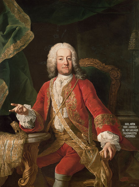 Count Carl Anton von Harrach, Master Falconer and Lord Lieutenant of Austria à École de Mytens