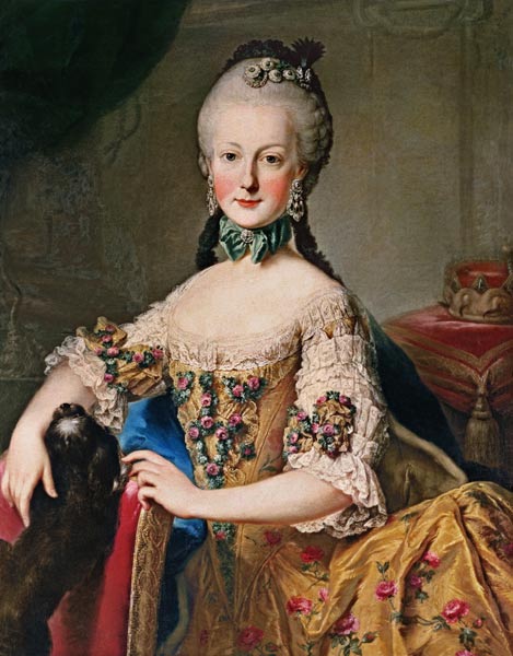 Archduchess Maria Elisabeth Habsburg-Lothringen (1743-1808) sixth child of Empress Maria Theresa of à École de Mytens