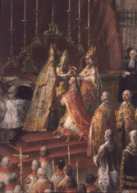 The Coronation of Joseph II (1741-90) as Emperor of Germany in Frankfurt Cathedral à École de Mytens