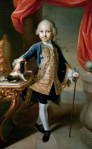 Portrait of a Boy with Pet Spaniel à École de Mytens