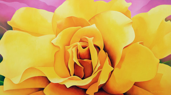 The Golden Rose, 2004 (oil on canvas)  à Myung-Bo  Sim