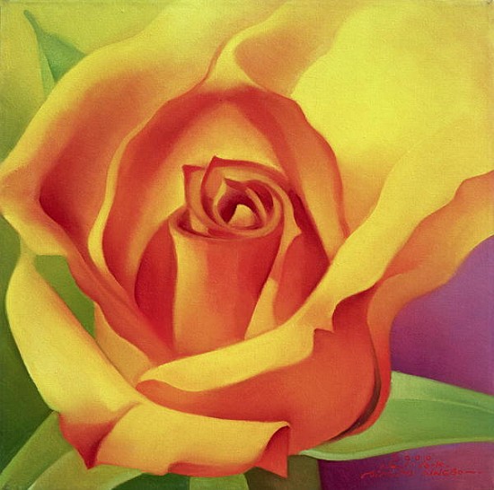 The Rose, 2000 (oil on canvas)  à Myung-Bo  Sim