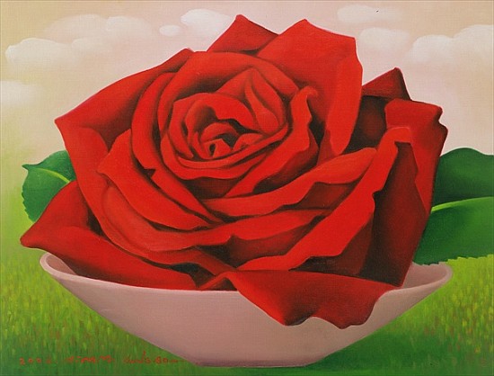 The Rose, 2004 (oil on canvas)  à Myung-Bo  Sim