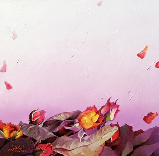 The Roses, 2002 (oil on canvas)  à Myung-Bo  Sim