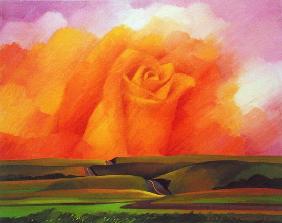 The Rose, 2001 (oil on canvas) 