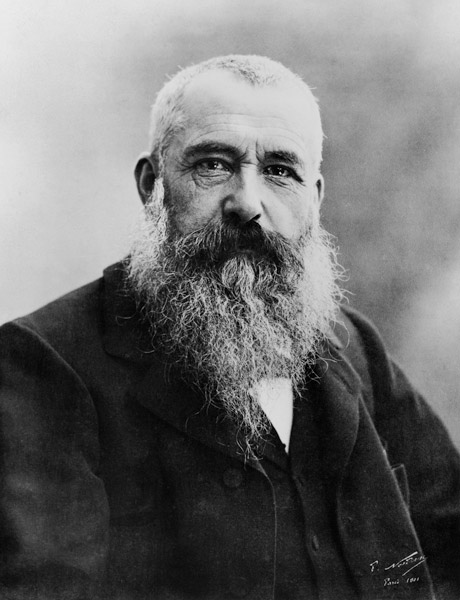 Portrait of Claude Monet (1841-1926) 1901 (b/w photo) à Nadar