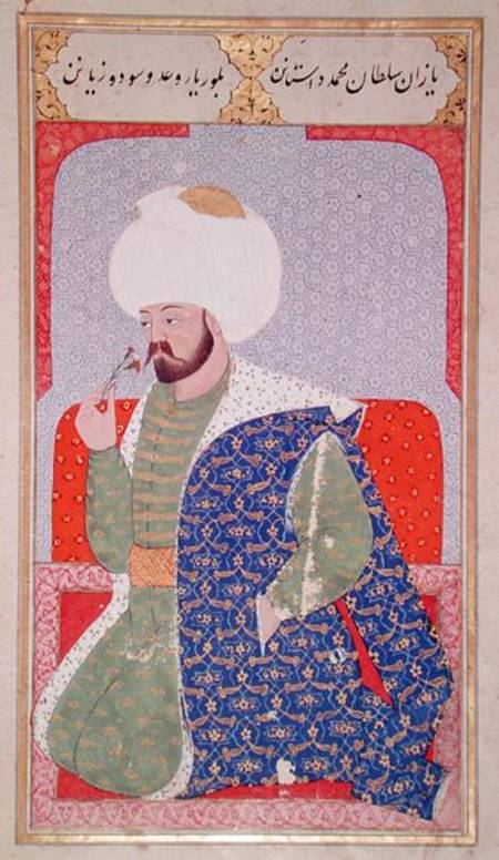 Ms Hazine.1563 Mehmed II (1432-1481), from the 'Semailname' à Nakkas  Osman
