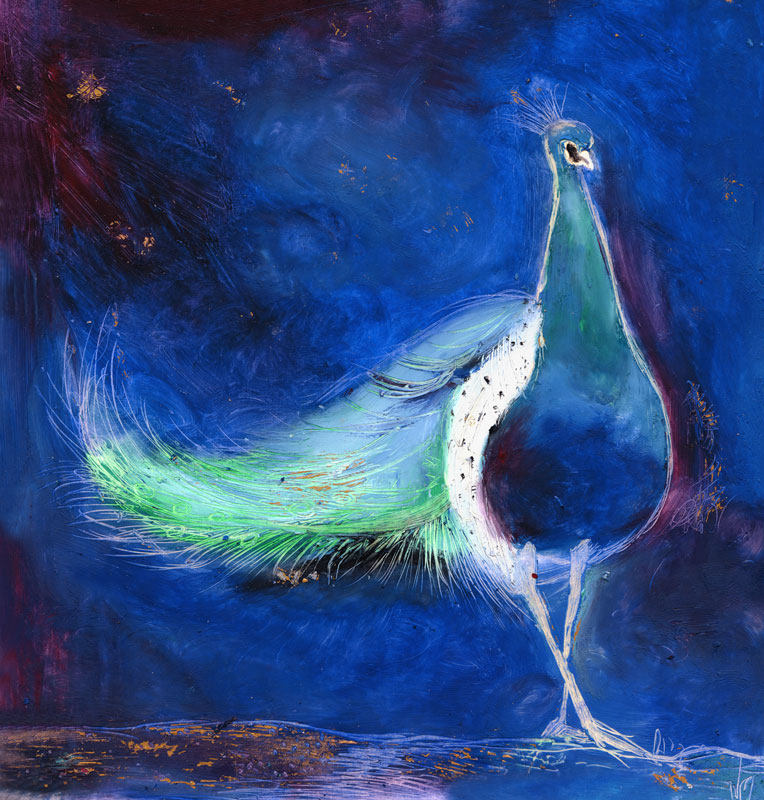 Peacock Blue à Nancy Moniz Charalambous