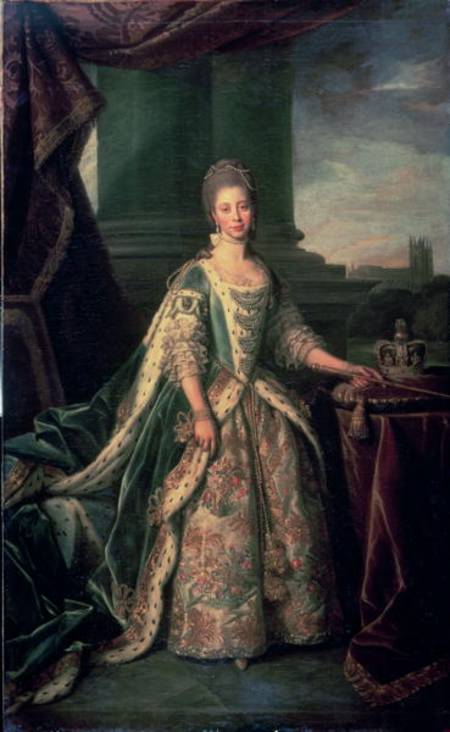 Portrait of Sophie Charlotte (1744-1818) à Nathaniel Dance Holland