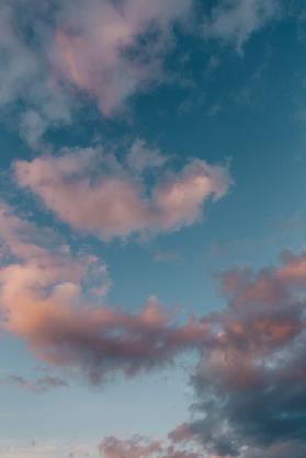 Sonnenuntergang Himmel über Kapstadt