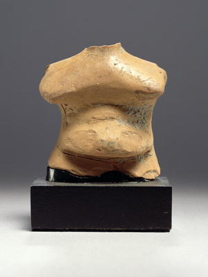 Fragmentary figure, Thessalian, c.6000 BC (terracotta) à Neolithic