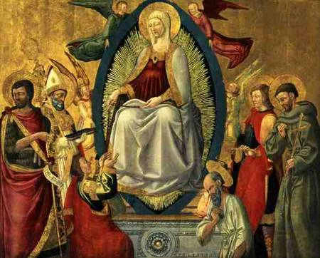 Ascension of the Virgin à Neri di Bicci