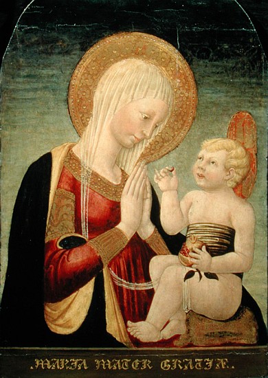 Madonna and Child with Pomegranate à Neri di Bicci