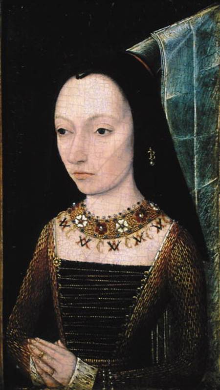 Margaret of York (1446-1503) Duchess of Burgundy à École néerlandaise