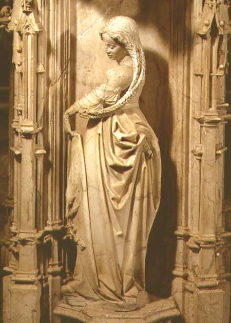 Wise virgin statuette from the tomb of Philibert the Fair (1480-1504) Duke of Savoy à École néerlandaise