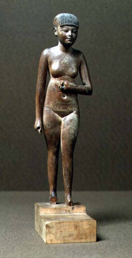 Statue of a young servant girl à New Kingdom Egyptian