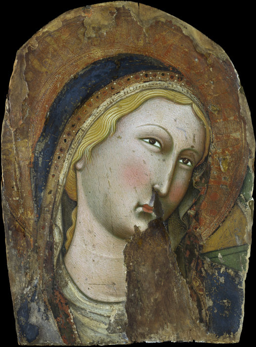 Virgin (fragment) à Niccolò di Buonaccorso