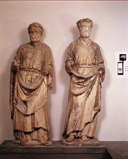 St. Gregory and St. Augustine à Niccolo  di Pietro Lamberti