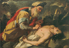Der barmherzige Samariter. à Niccolò Malinconico