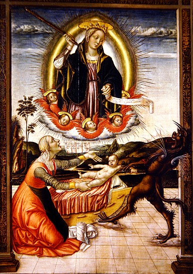 Lady of Relief (tempera on board) à Niccolo di Liberatore