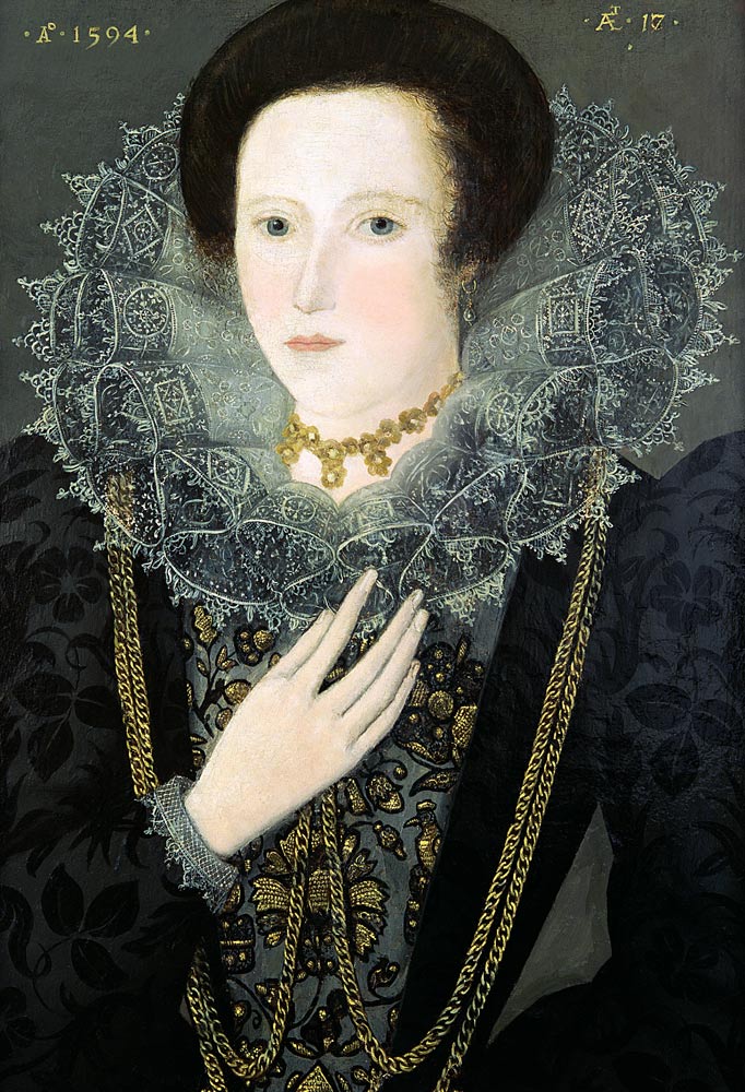 Jane Huddleston (b.1577) at the age of 17 à Nicholas Hilliard