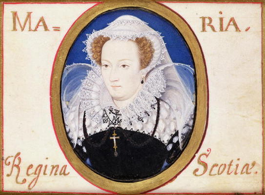 Mary Queen of Scots (1542-87) (gouache on vellum) à Nicholas Hilliard