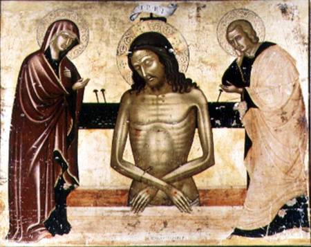 Christ Crucified with Mary and Joseph à Nicola Zafuri