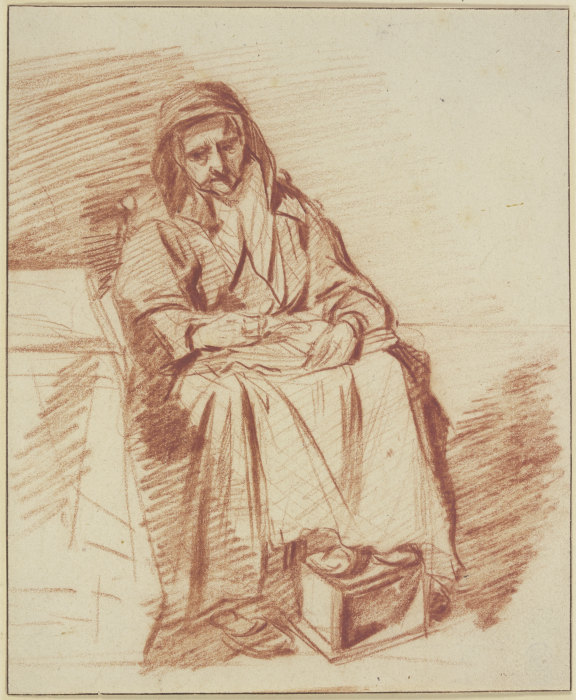 Alte Frau mit einem Vergrößerungsglas lesend à Nicolaes Maes