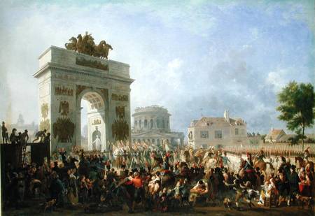 Entry of the Imperial Guard into Paris at the Barriere de Pantin, 25th November 1807 à Nicolas Antoine Taunay