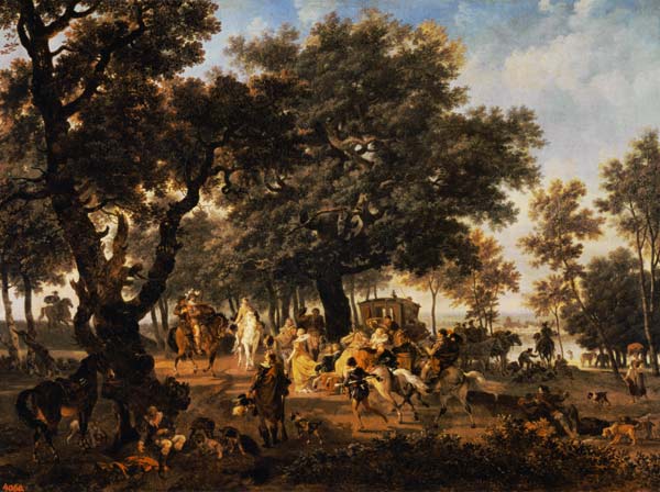Henri IV. sur la chasse. à Nicolas Antoine Taunay