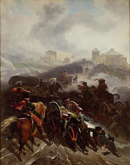 The French Army Crossing the Sierra de Guadarrama, Spain, December 1808 à Nicolas Antoine Taunay