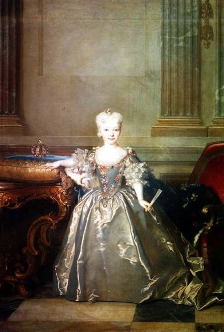 Infanta Maria Anna Victoria de Bourbon à Nicolas de Largilliere