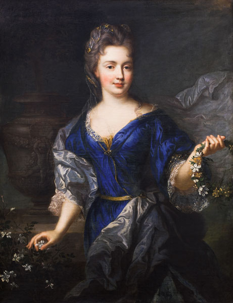 Marie-Anne de Bourbon (1666-1739) Princess of Conti à Nicolas de Largilliere