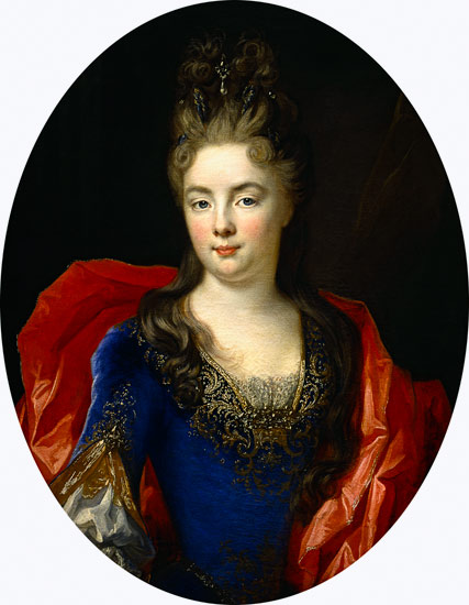 Portrait of Anne-Genevieve of Levis-Ventadour, Princess of Rohan à Nicolas de Largilliere